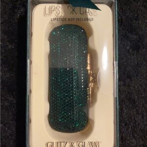 Glitz and glam Green Glitter Phone Case